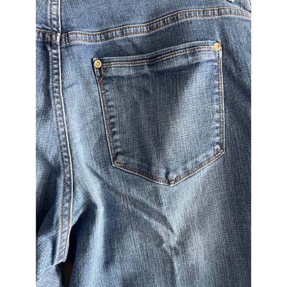 Lee 1889 Womens Jeans Size 12 Short Relaxed Fit Stretch Mom Denim Medium Wash - Picture 4 of 10